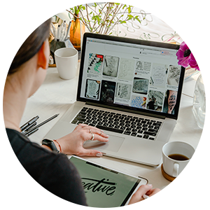A designer or illustrator